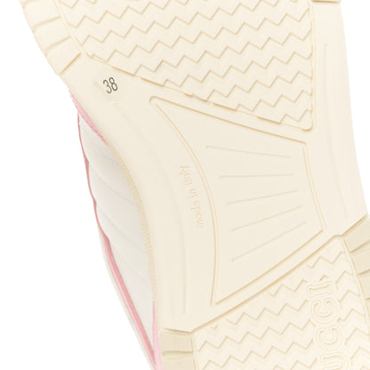 Gucci Calfskin Womens Re-Web Sneakers 38 White Pink 9 of 12