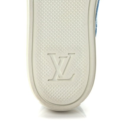 Louis Vuitton Denim Monogram Stellar Sneakers 37.5 Bleu Jeans Blue 6 of 8