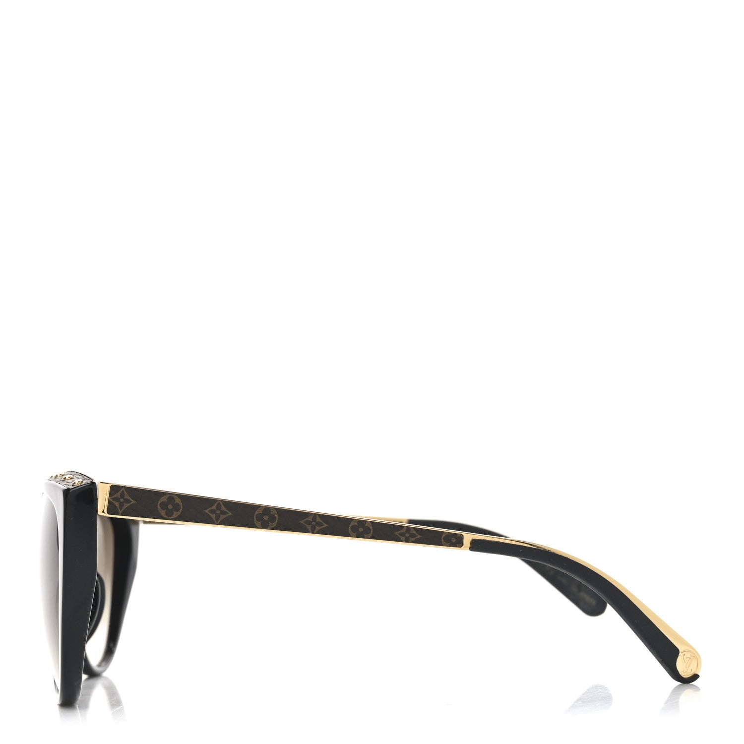 Louis Vuitton Acetate Monogram La Boum Sunglasses Z1147E Black 3 of 8