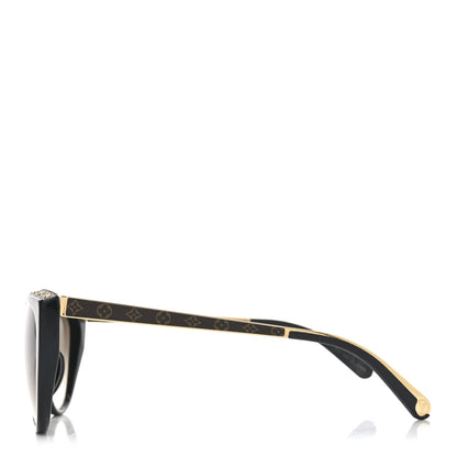 Louis Vuitton Acetate Monogram La Boum Sunglasses Z1147E Black 3 of 8