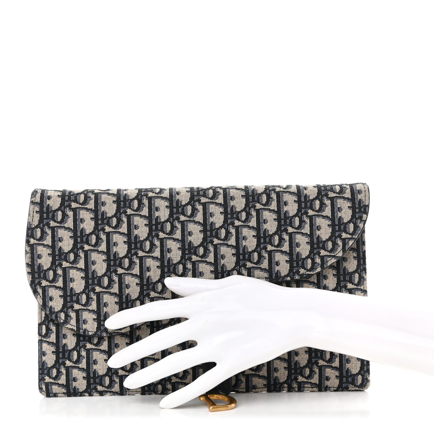 Oblique Saddle Pouch Blue