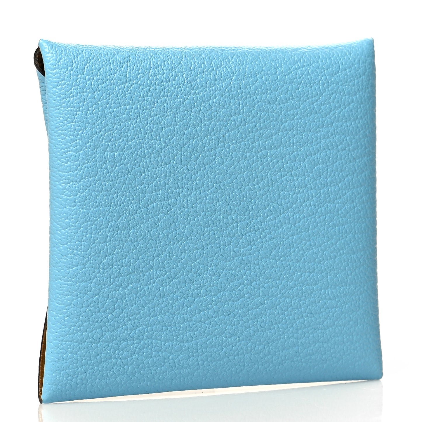 Chevre Mysore Bastia Verso Coin Purse Celeste Kraft