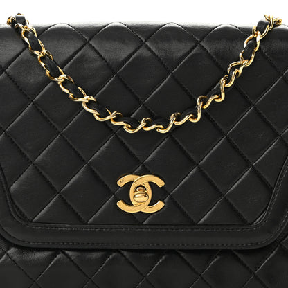 Chanel Lambskin Quilted Single Flap Black 9 of 11