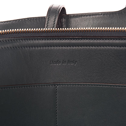 Celine Calfskin Medium Tri-Fold Bag Bottle Green 7 of 13