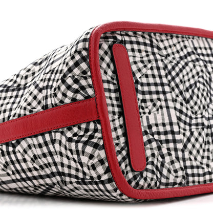 MCM Visetos Medium Liz Reversible Shopper Tote Candy Red 26 of 39