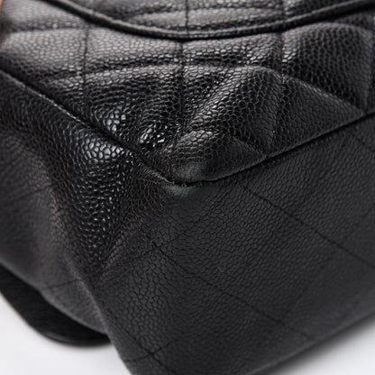 Chanel Caviar Quilted Jumbo Single Flap Black 11 of 21