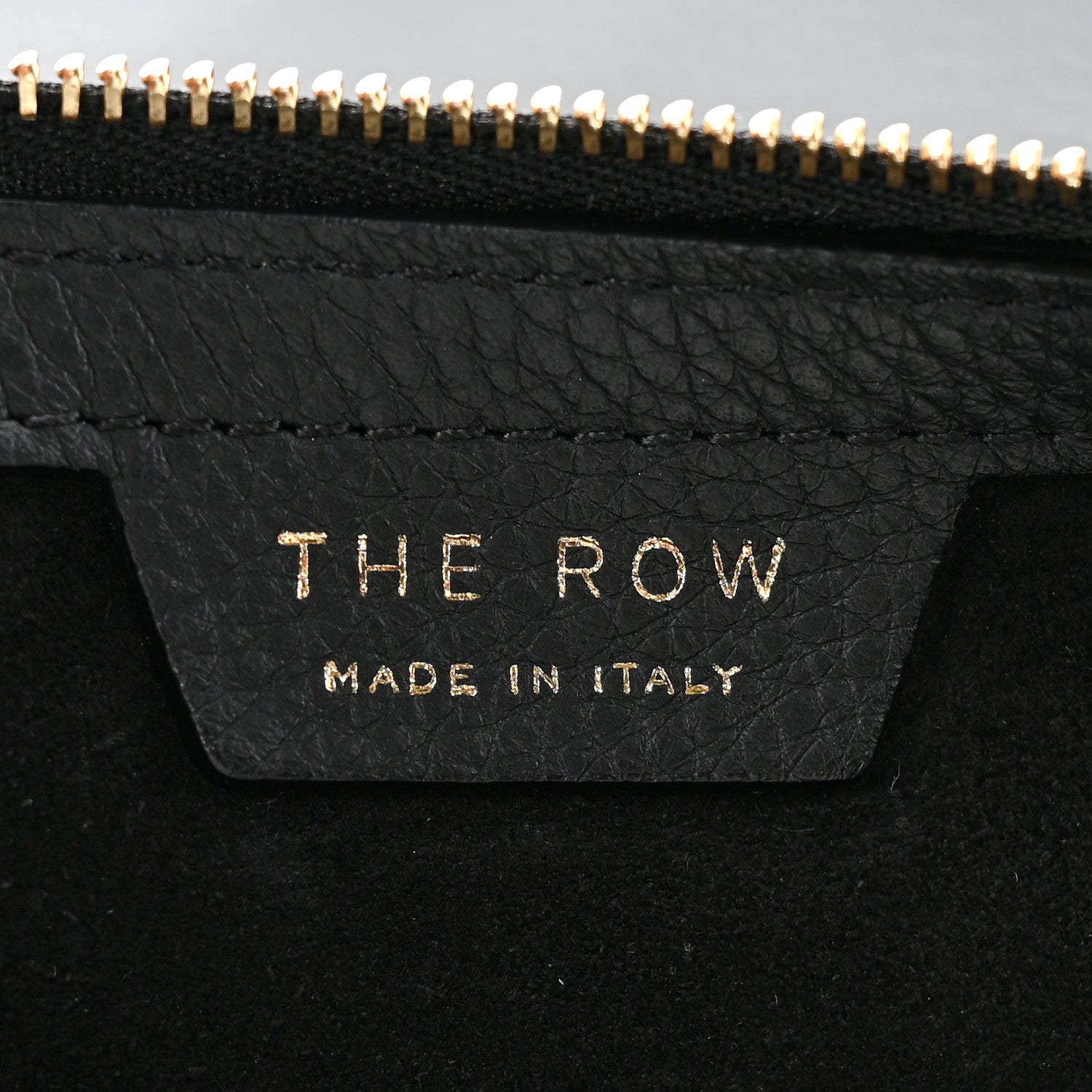 The Row Grained Calfskin Medium Everyday Shoulder Bag Black 6 of 9