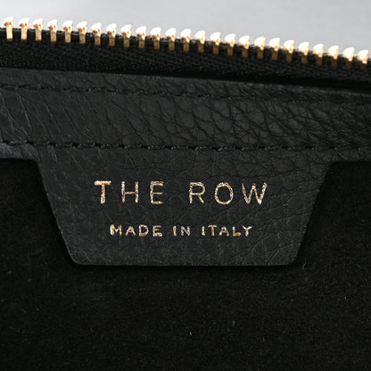 The Row Grained Calfskin Medium Everyday Shoulder Bag Black 6 of 9