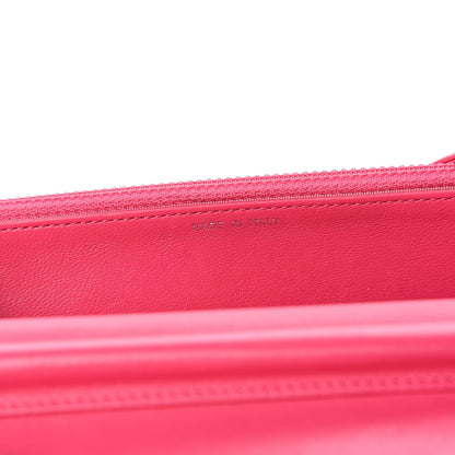 Chanel Lambskin Quilted Wallet On Chain WOC Pink 6 of 12