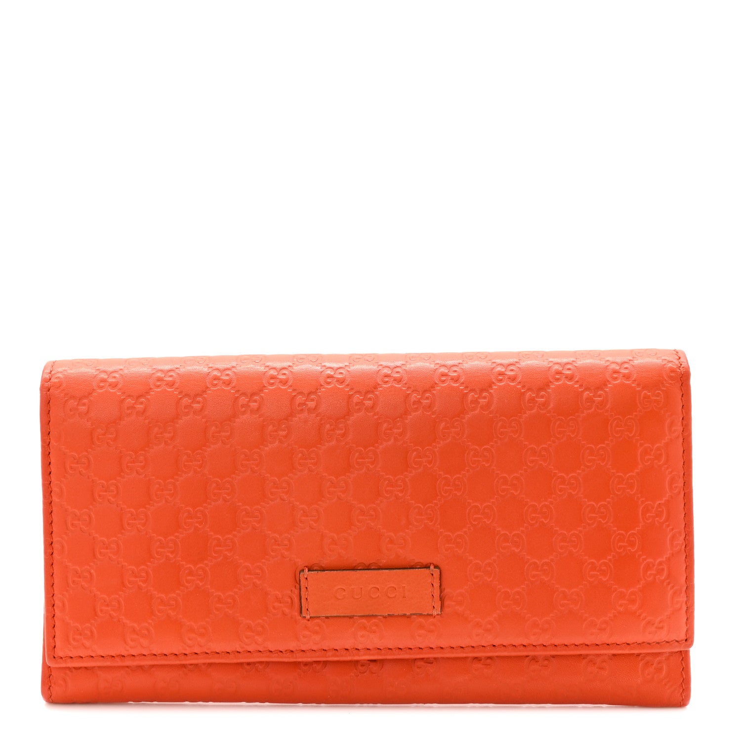 Gucci Soft Microguccissima Continental Wallet Sun Orange 1 of 11