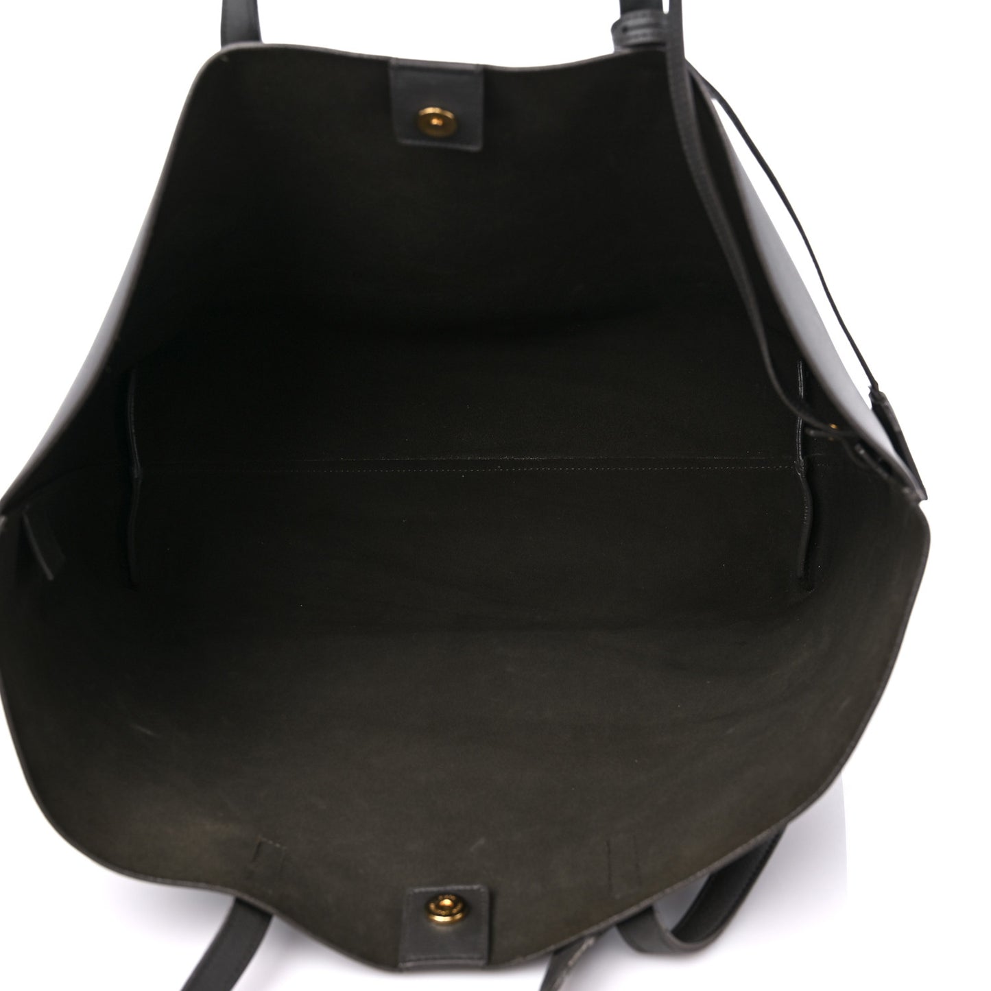 Calfskin Large Shopping Tote Asphalt