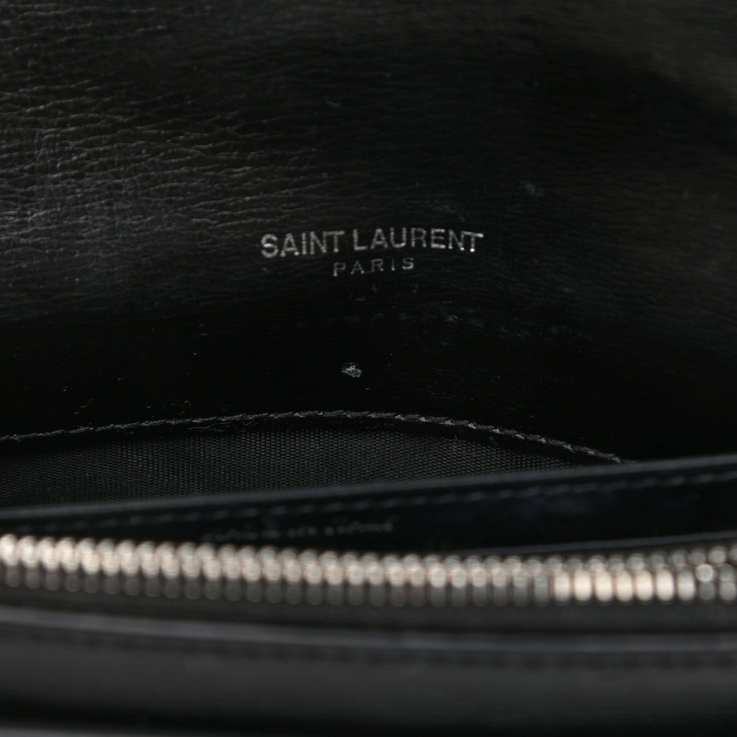Saint Laurent Calfskin Monogram Sunset Chain Wallet Black 27 of 27