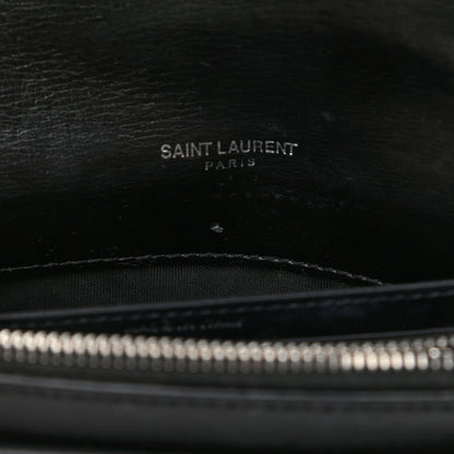Saint Laurent Calfskin Monogram Sunset Chain Wallet Black 27 of 27