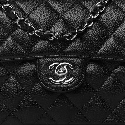 Chanel Caviar Quilted Mini Square Flap Black 7 of 9