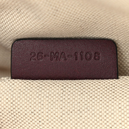 Christian Dior Oblique Logo Pouch Burgundy 7 of 8