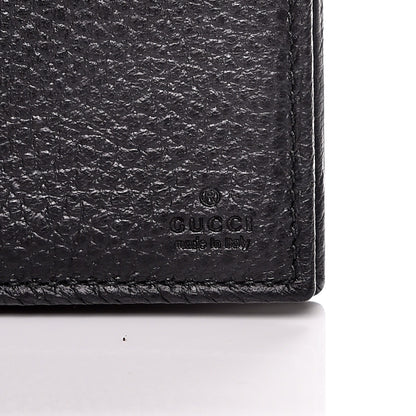 Gucci Dollar Calfskin Mini Swing Wallet Bag Black 7 of 9