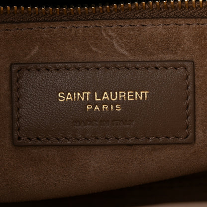 Saint Laurent Smooth Calfskin Le 5 A 7 Hobo Taupe 6 of 10