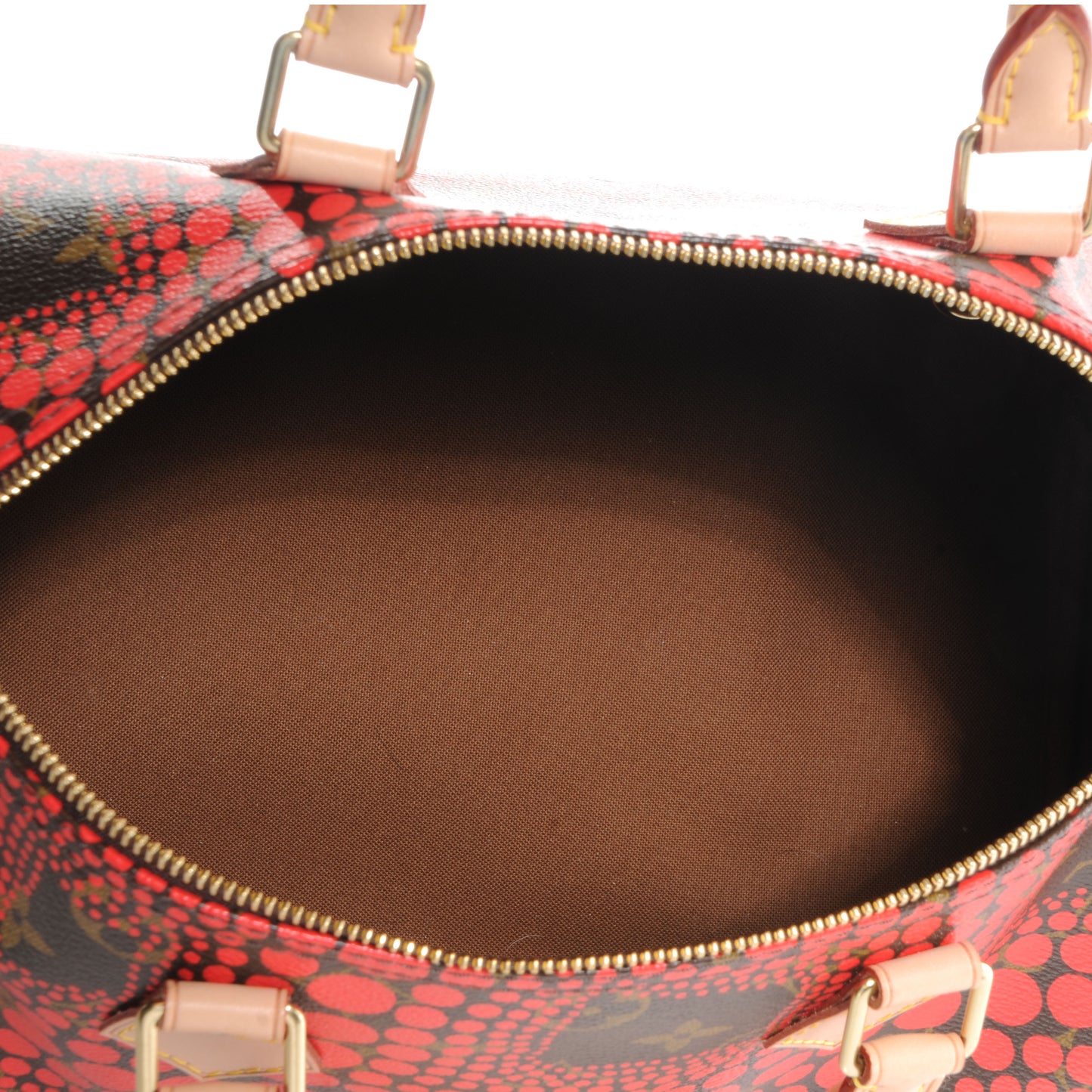 Monogram Kusama Town Speedy 30 Red