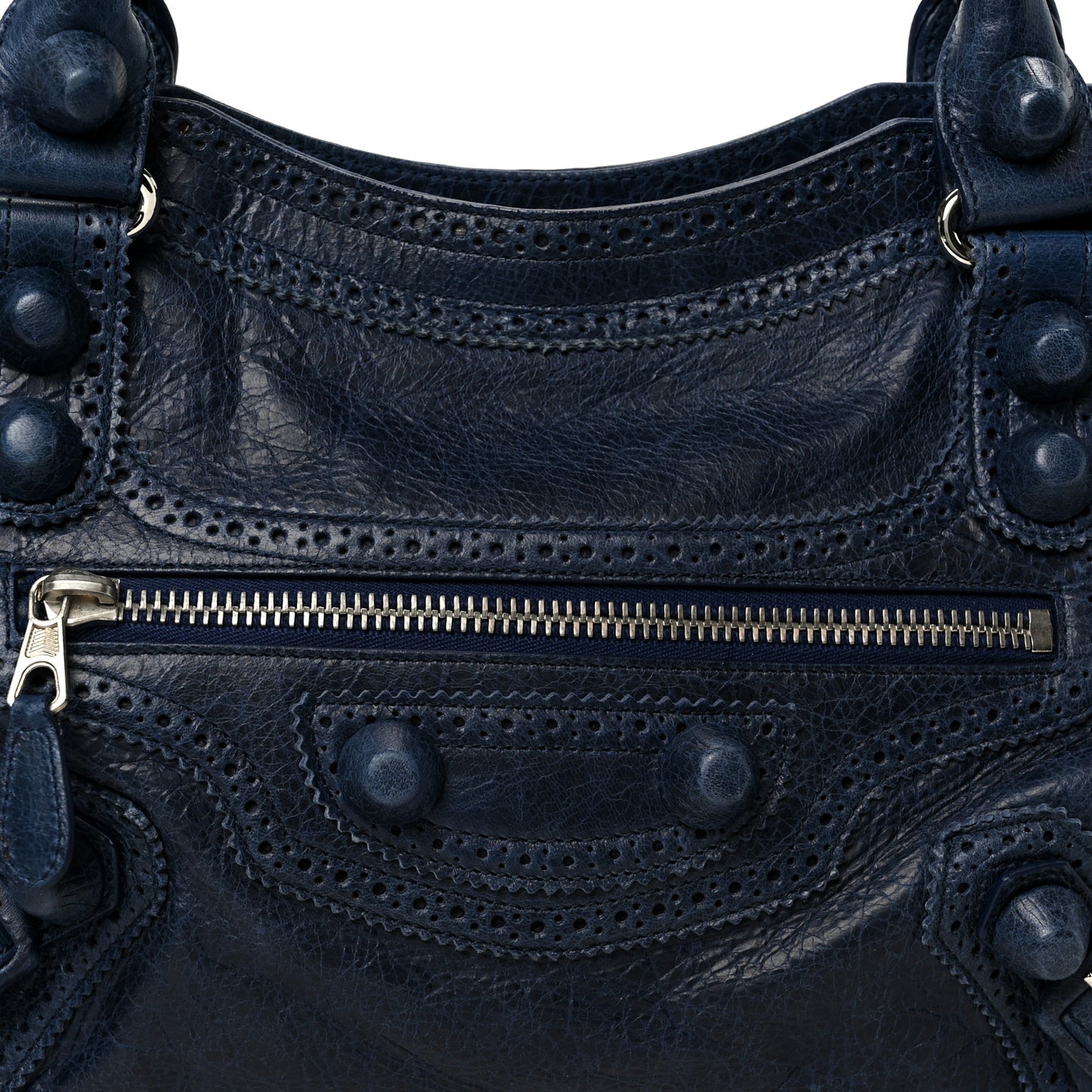 Agneau Giant Brogues Hardware City Bleu Roi