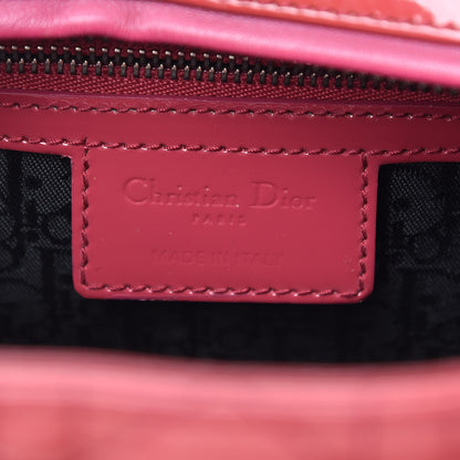 Christian Dior Patent Cannage Large Lady Dior Red 6 of 9