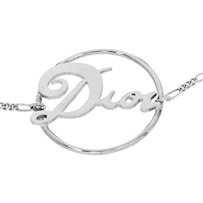 Christian Dior Metal Logo Bracelet Silver 4 of 5