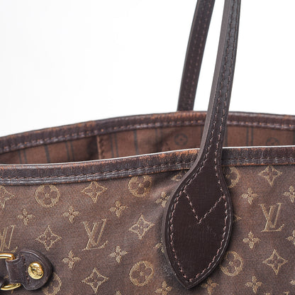 Louis Vuitton Monogram Idylle Neverfull MM Fusain 13 of 20