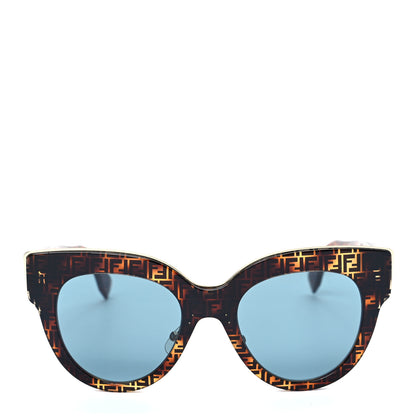 Fendi Acetate F is Fendi FF Cat Eye Sunglasses FF 0360/G/S Havana 2 of 7