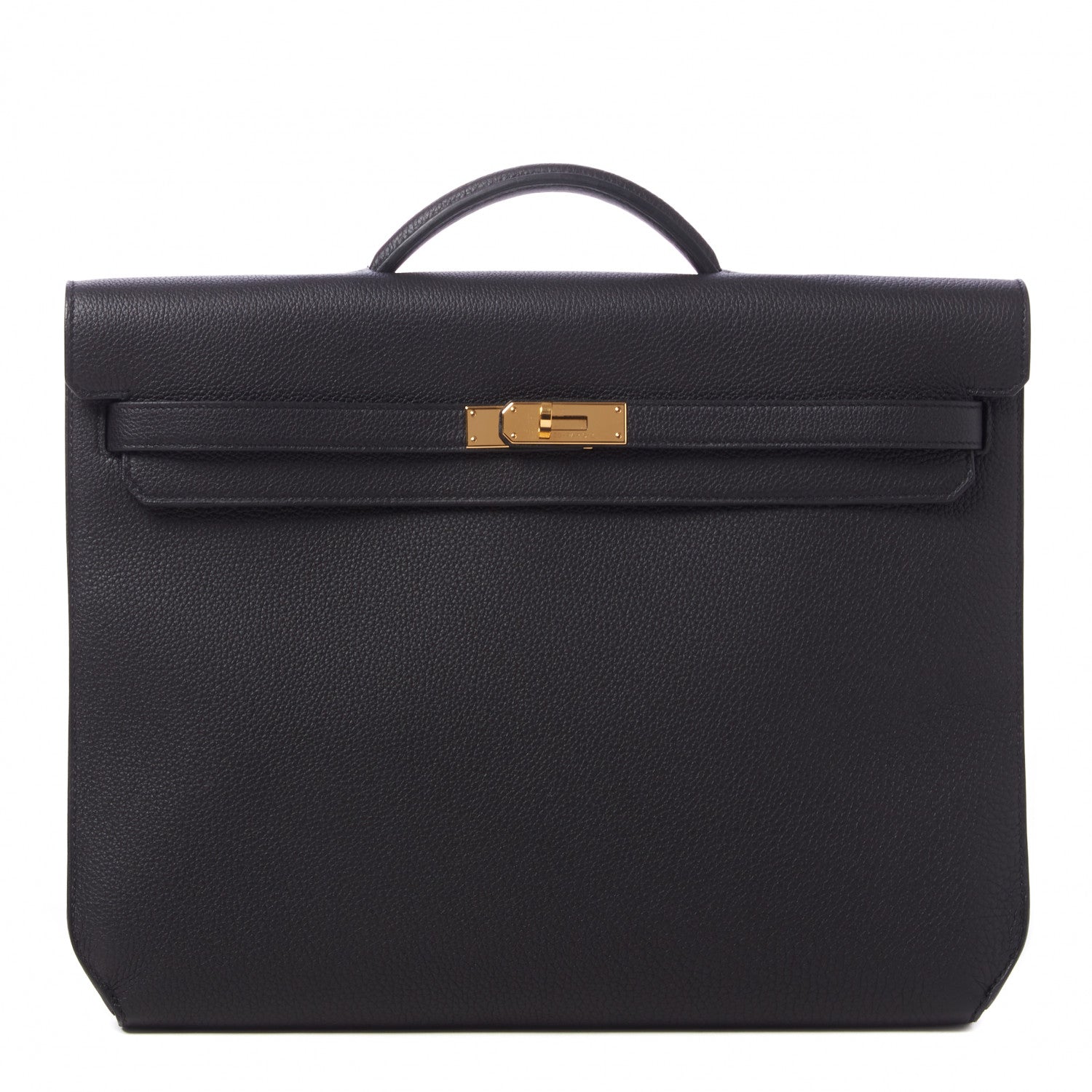 Hermes Togo Kelly Depeches 36 Black 1 of 12
