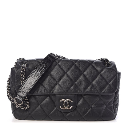 Chanel Caviar Quilted Coco Casual Flap Black 1 of 10