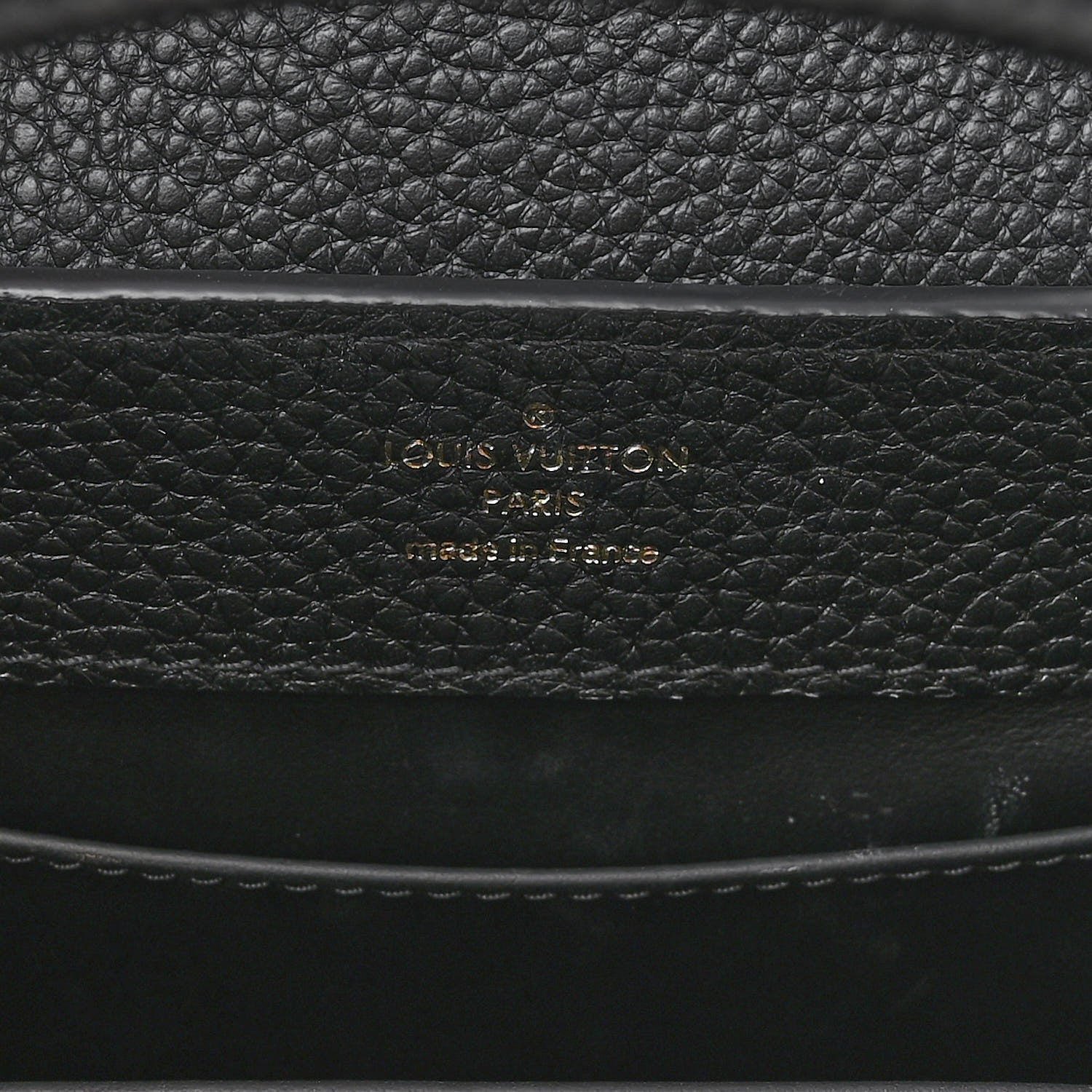 Louis Vuitton Taurillon Mini Capucines Black 7 of 10