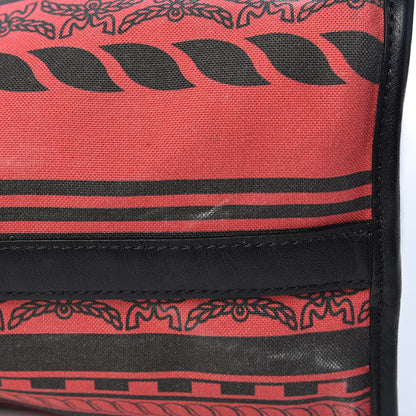 MCM Visetos Large Liz Reversible Shopper Red Black 19 of 23