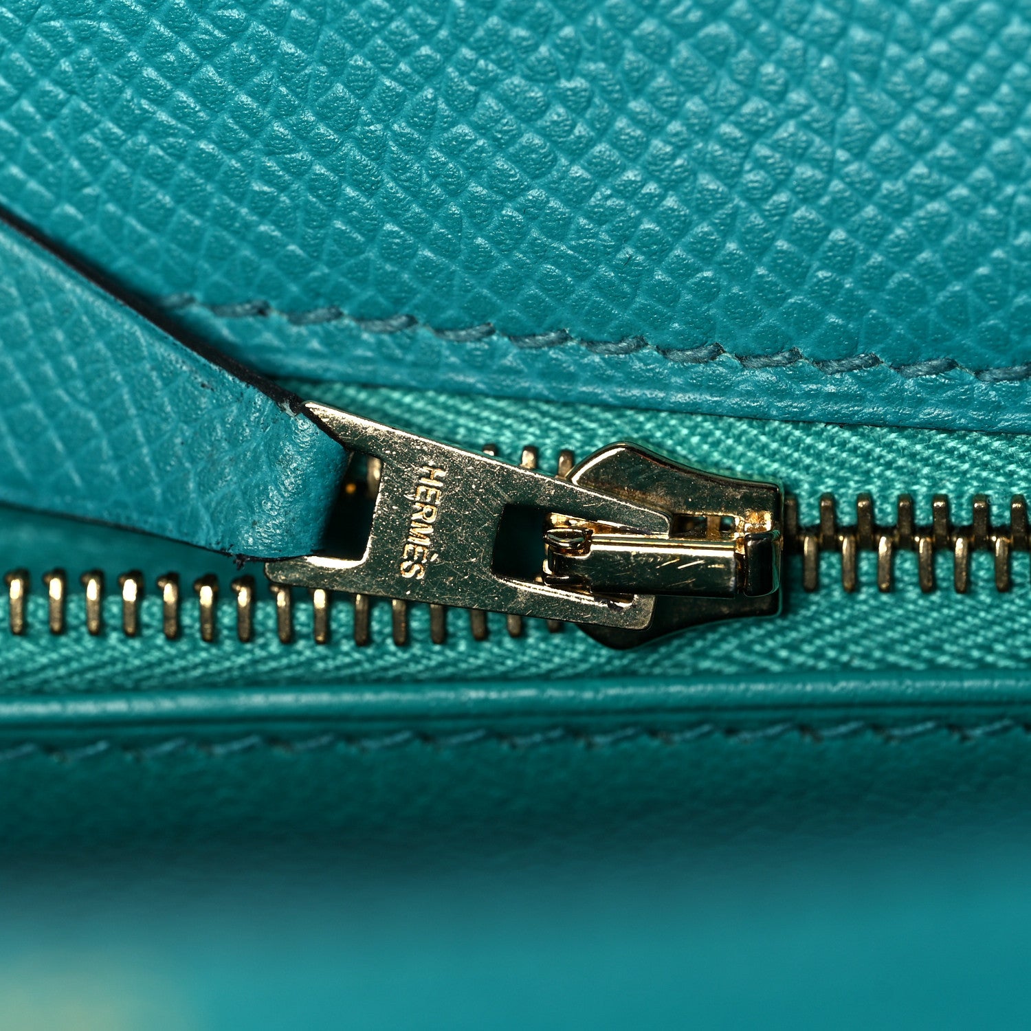 Hermes Epsom Kelly Sellier 25 Bleu Paon 20 of 37