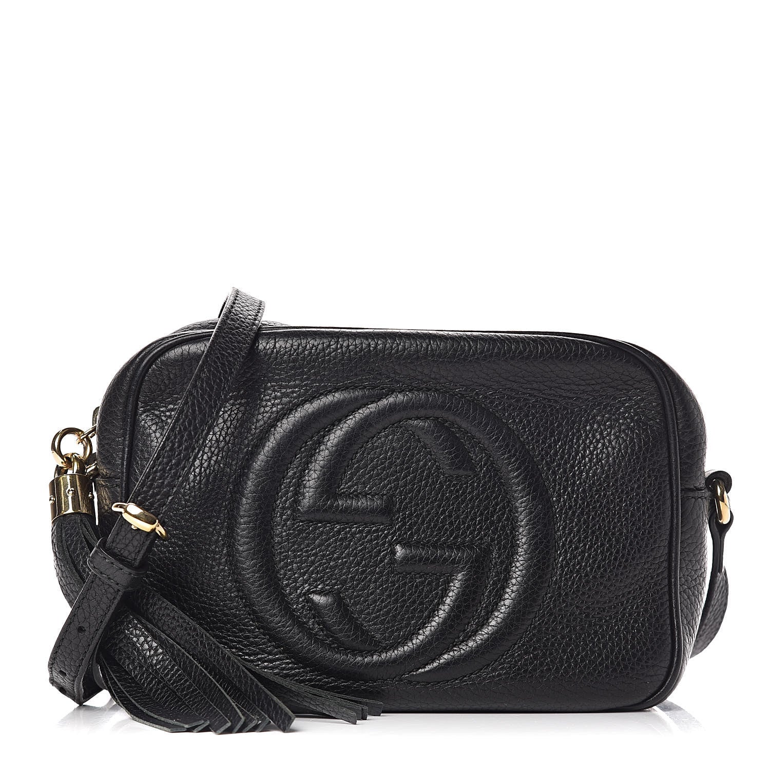 Gucci Pebbled Calfskin Small Soho Disco Bag Black 1 of 16