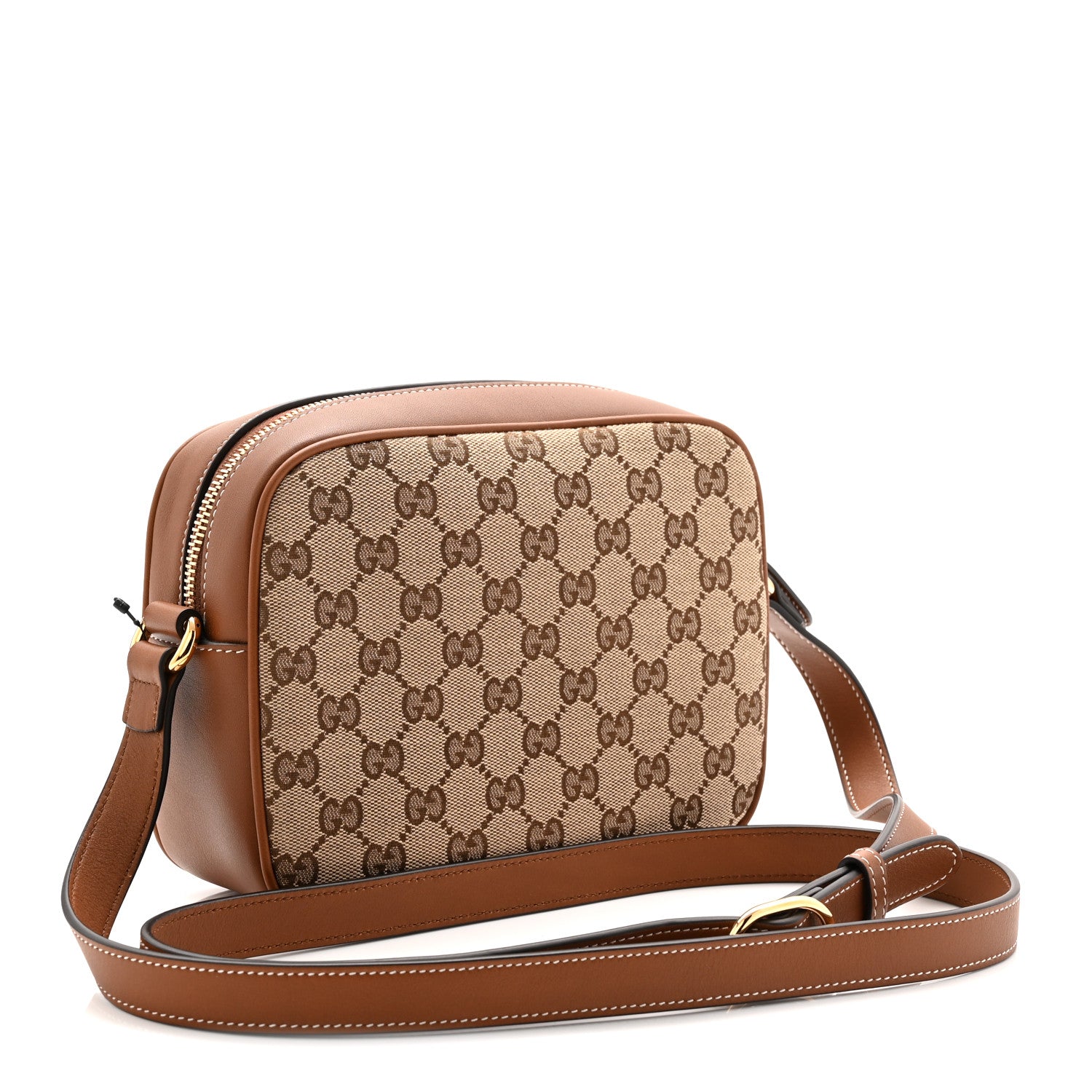 Gucci GG Supreme Calfskin Mini Blondie Bag Beige Ebony Sundial