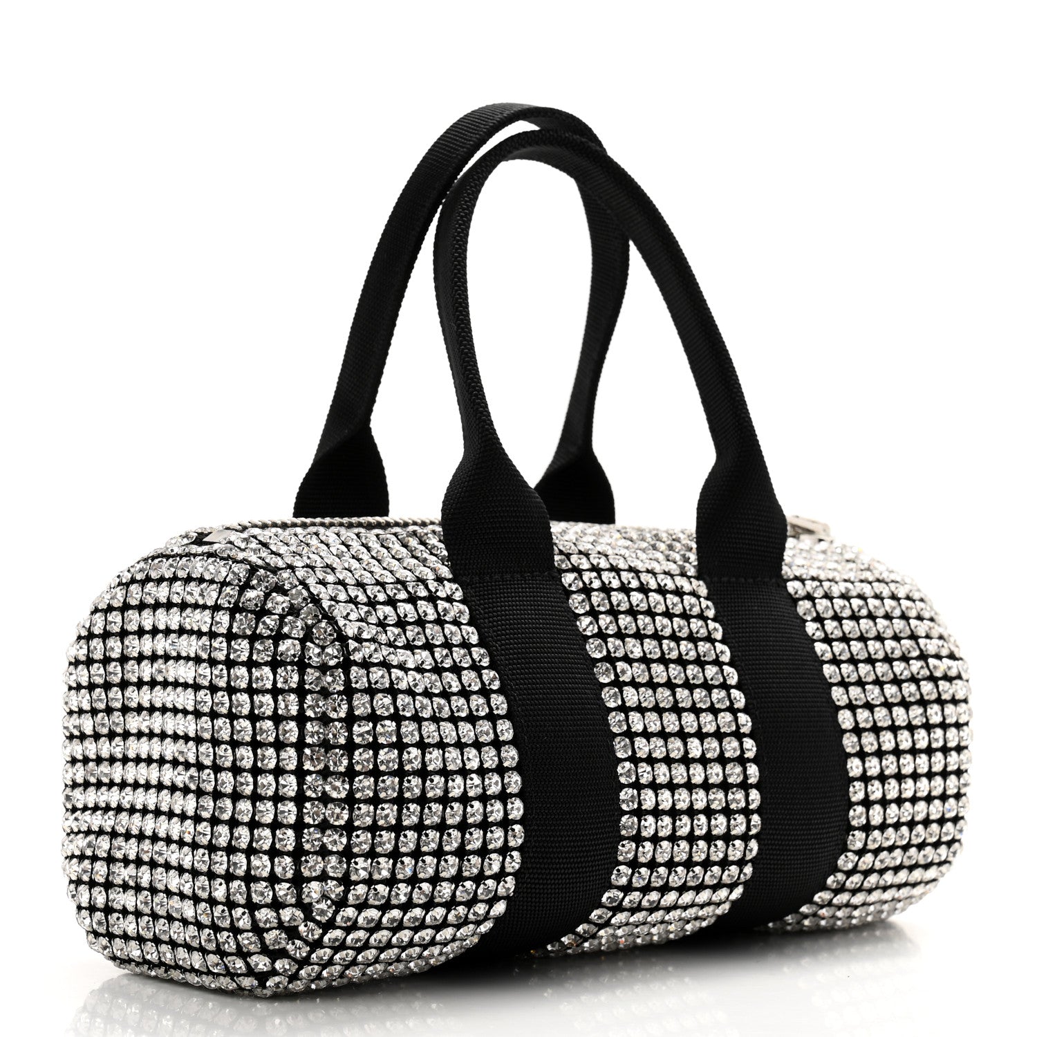 Alexander Wang Mesh Crystal Cruiser Mini Duffle White 3 of 9