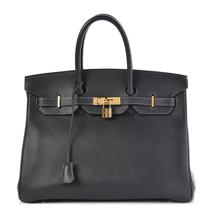 Hermes Buffle Skipper Birkin 35 Graphite 1 of 32