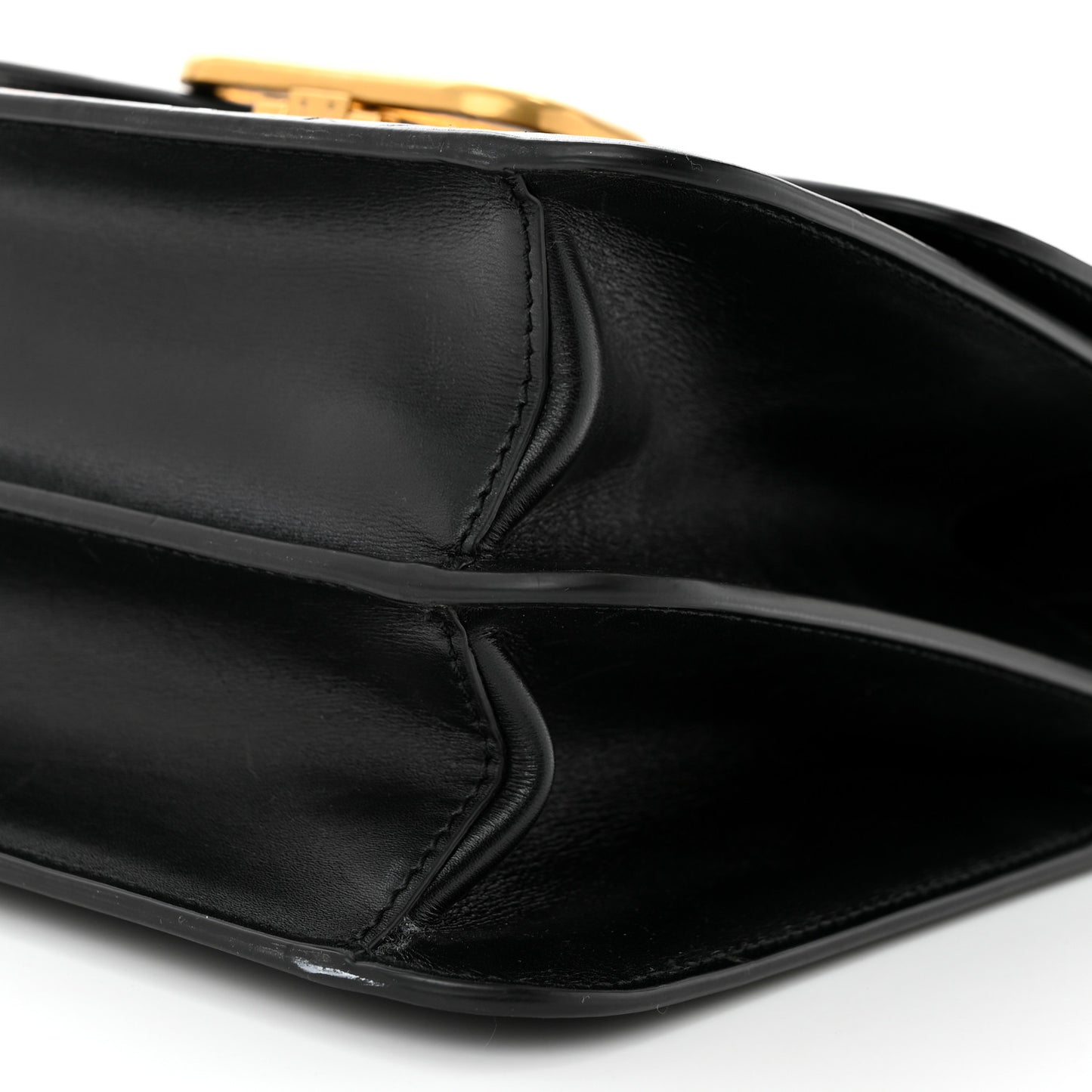 X UNDERCOVER Smooth Calfskin Cosmos Print Large VSling Shoulder Bag Black