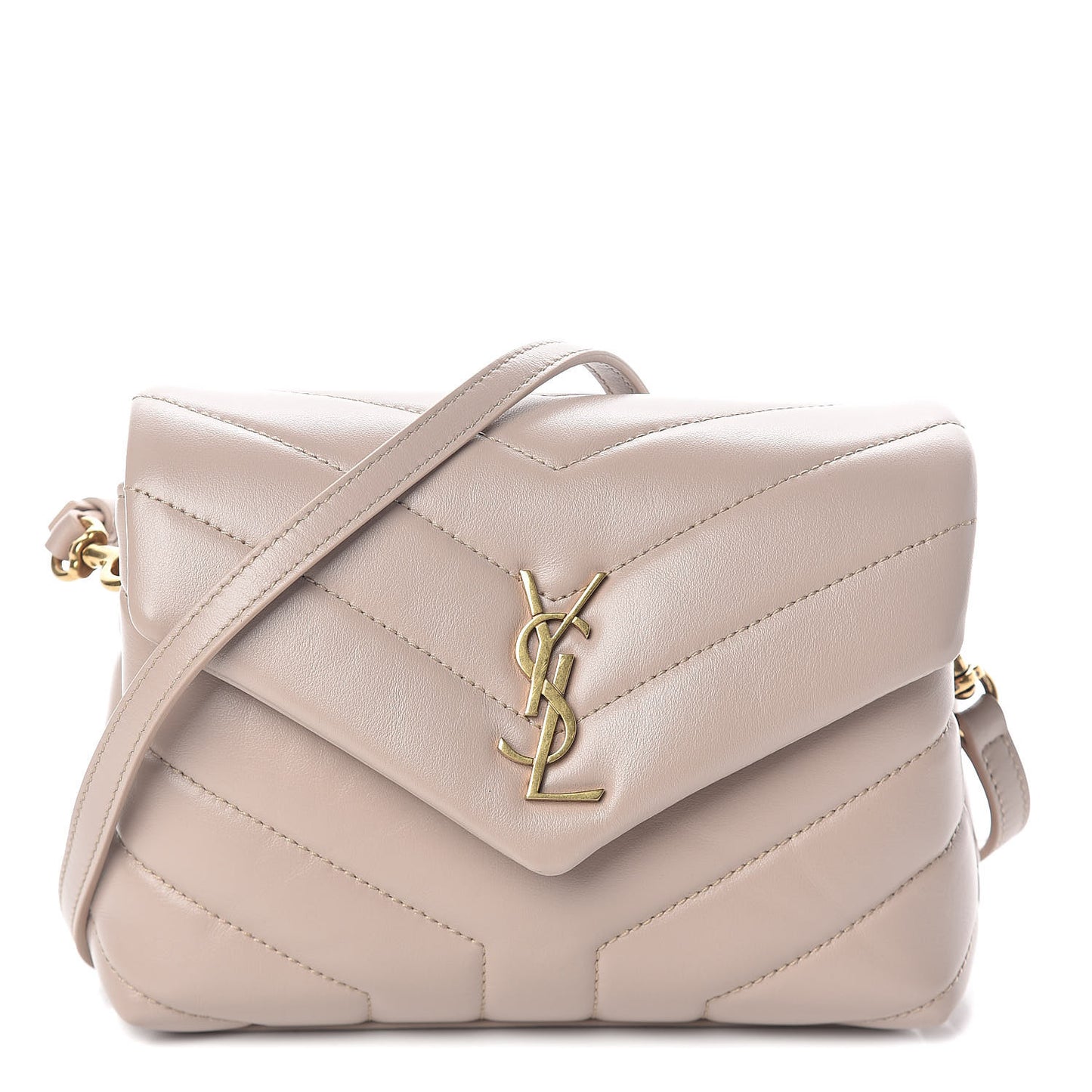 Calfskin Y Quilted Monogram Toy Loulou Crossbody Bag Marble Pink