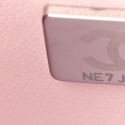 Chanel Sequin Mini Rectangular Flap Light Pink Silver 7 of 9
