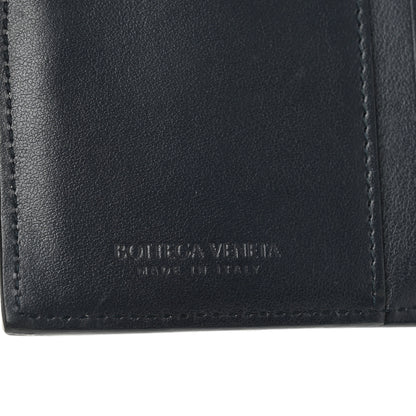 Bottega Veneta Nappa Intrecciato Medium Bi-Fold Zip Wallet Dark Blue 6 of 8