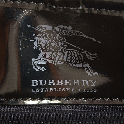 Burberry Supernova Check Small Stanton Tote Metallic 7 of 7