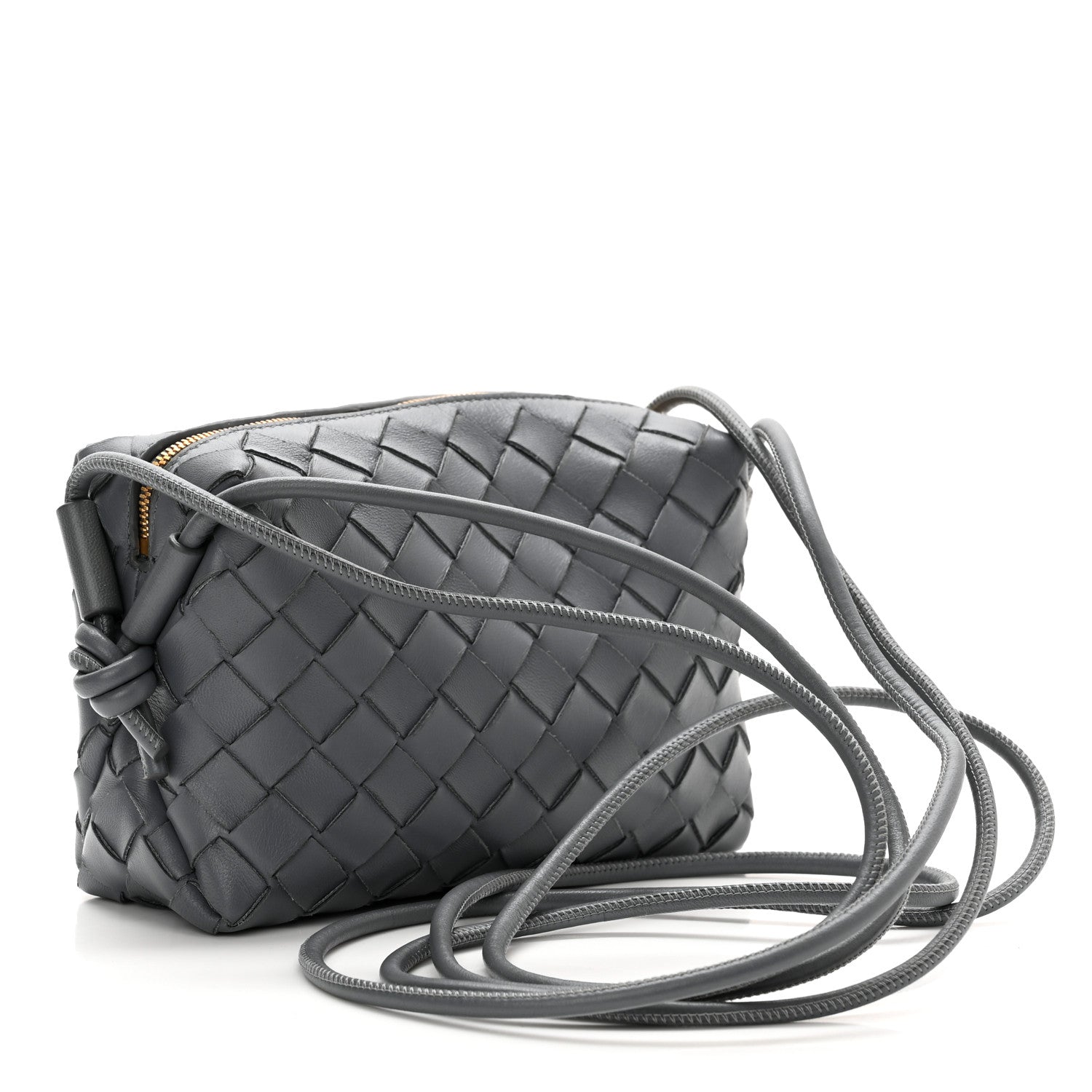 Bottega Veneta Nappa Intrecciato Mini Loop Camera Bag Thunder 3 of 9