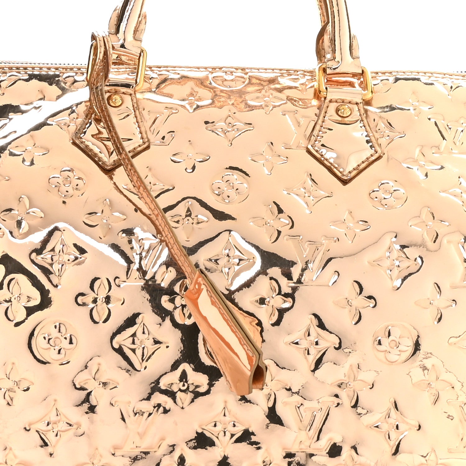 Louis Vuitton Monogram Miroir Speedy 30 Gold 7 of 11