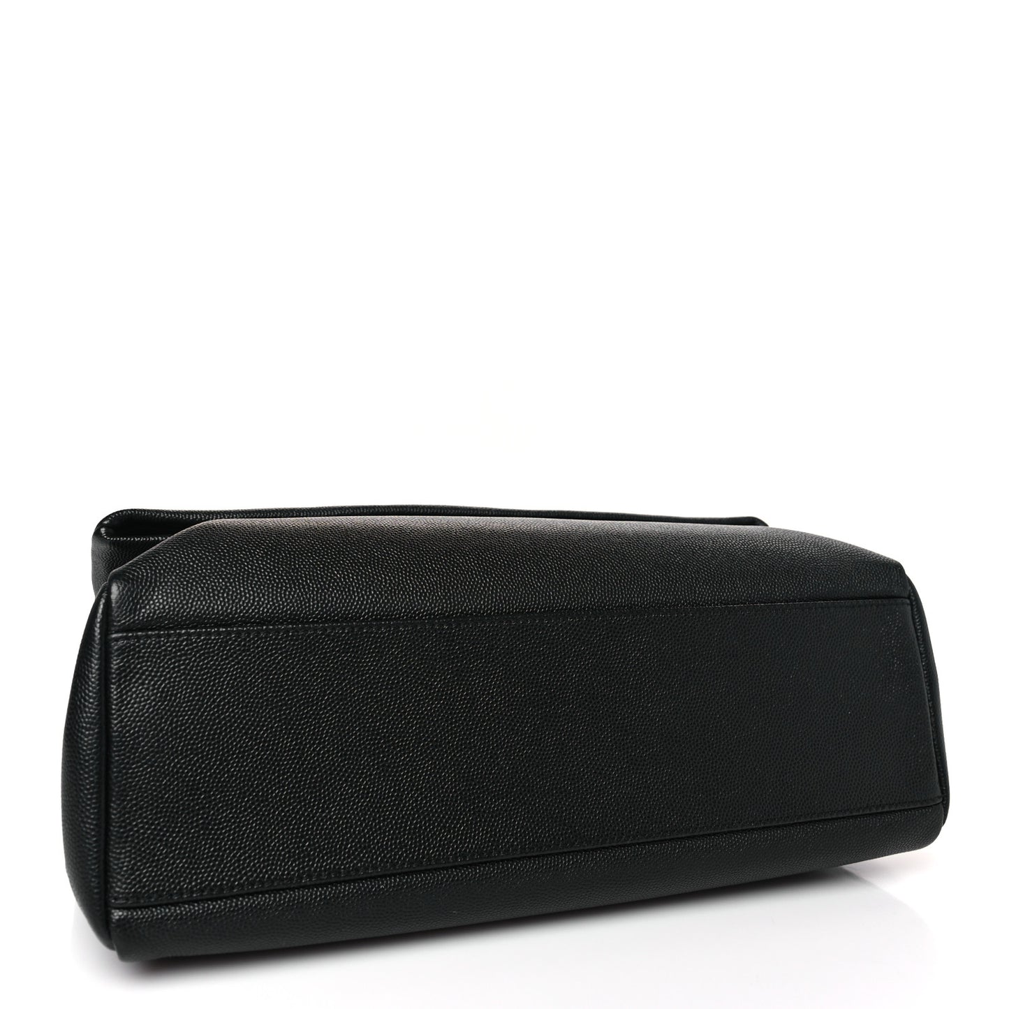 Grain De Poudre Medium West Hollywood Monogram Fold-Over Black