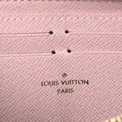 Louis Vuitton Monogram Clemence Wallet Rose Ballerine 6 of 8
