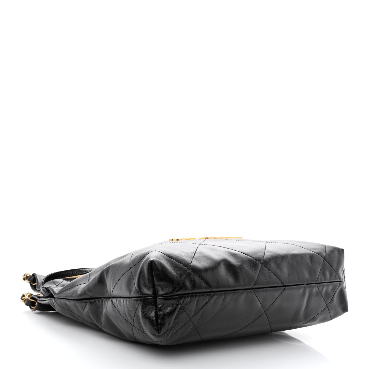 Chanel Shiny Calfskin Quilted Small Chanel 22 Black 5 of 14