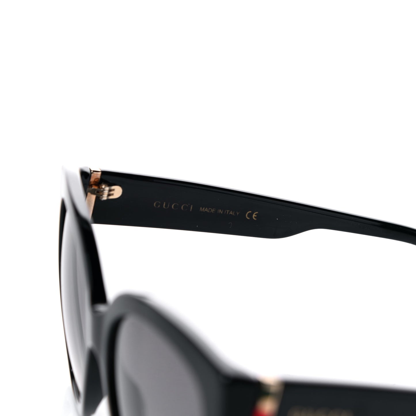 Acetate Square Frame Sunglasses GG0459S Black