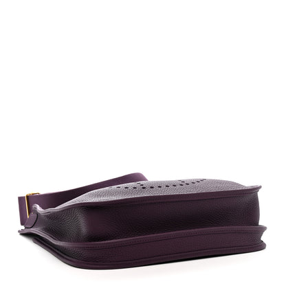 Hermes Taurillon Clemence EVELYNE III PM Cassis 4 of 13