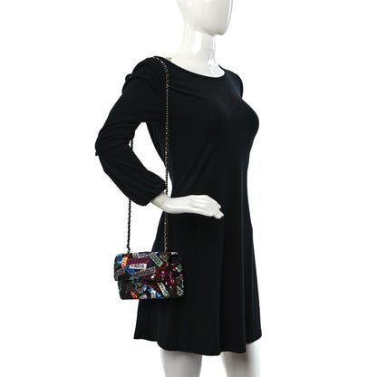 Chanel Sequin Logo Small Flap Ruthenium Multicolor 2 of 9