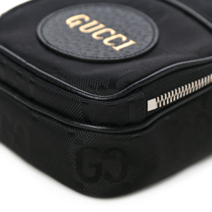 Gucci Econyl Nylon Monogram Off The Grid Shoulder Bag Black 10 of 11